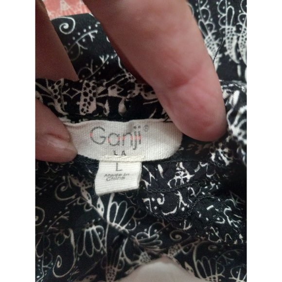 Ganji LA Large Multicolor Boho Keylet Crochet Casual Comfort Romper - Picture 5 of 5